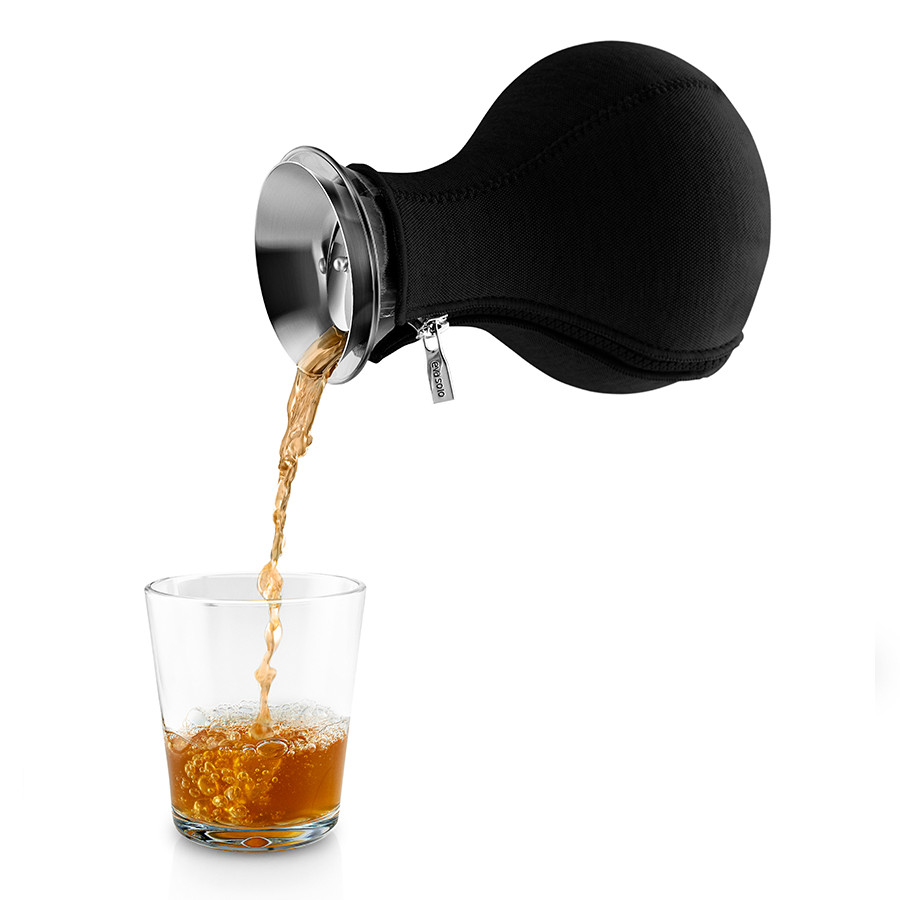 Чайник заварочный Tea maker в чехле 1 л черный - фото 4 - id-p167313110