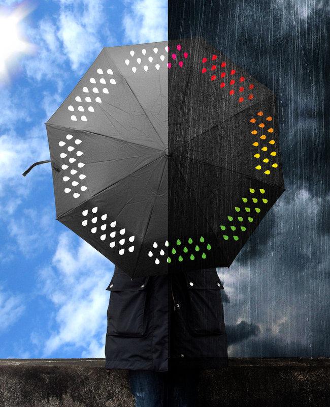Зонт меняющий цвет - фото 3 - id-p167305226