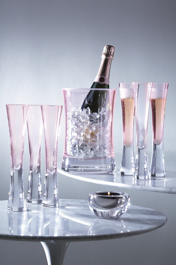 Набор бокалов для шампанского Moya, 2 шт, 170 мл, розовый - фото 2 - id-p167307215