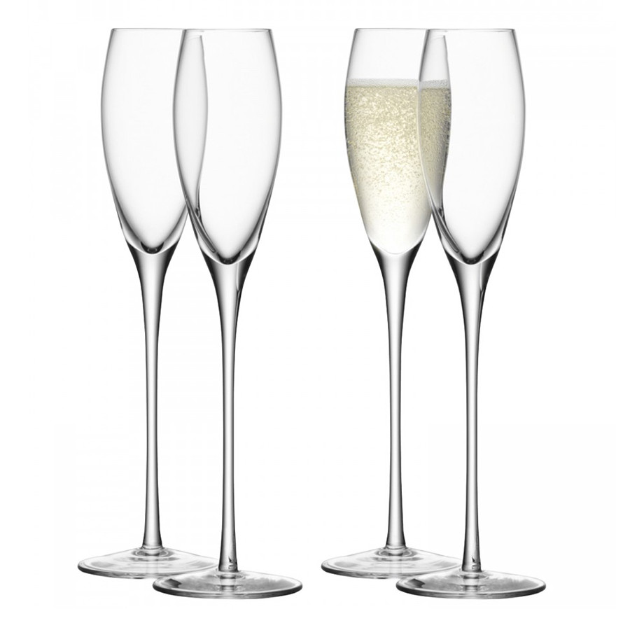 Набор бокалов для шампанского Wine, 160 мл, 4 шт. - фото 1 - id-p167307223