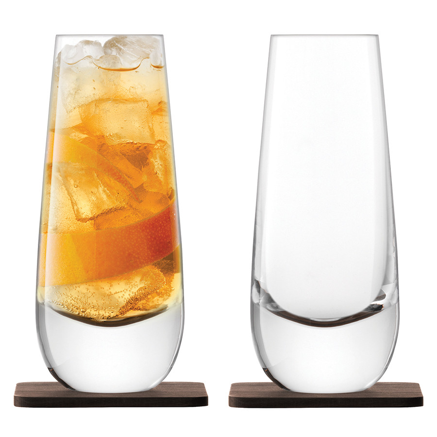 Набор бокалов на подставке из ореха Whisky Islay, 325 мл, 2 шт. - фото 1 - id-p167307225