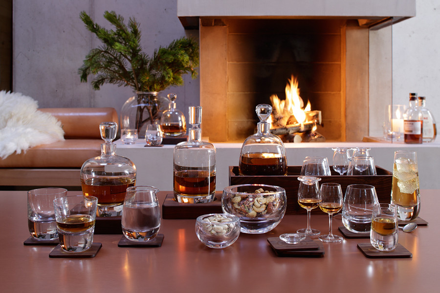 Набор бокалов на подставке из ореха Whisky Islay, 325 мл, 2 шт. - фото 3 - id-p167307225