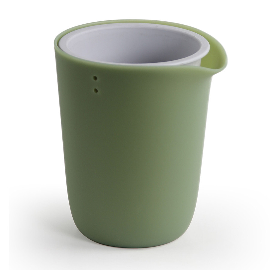 Горшок для полива растений Oasis Round Pot S зелёный - фото 1 - id-p167304299