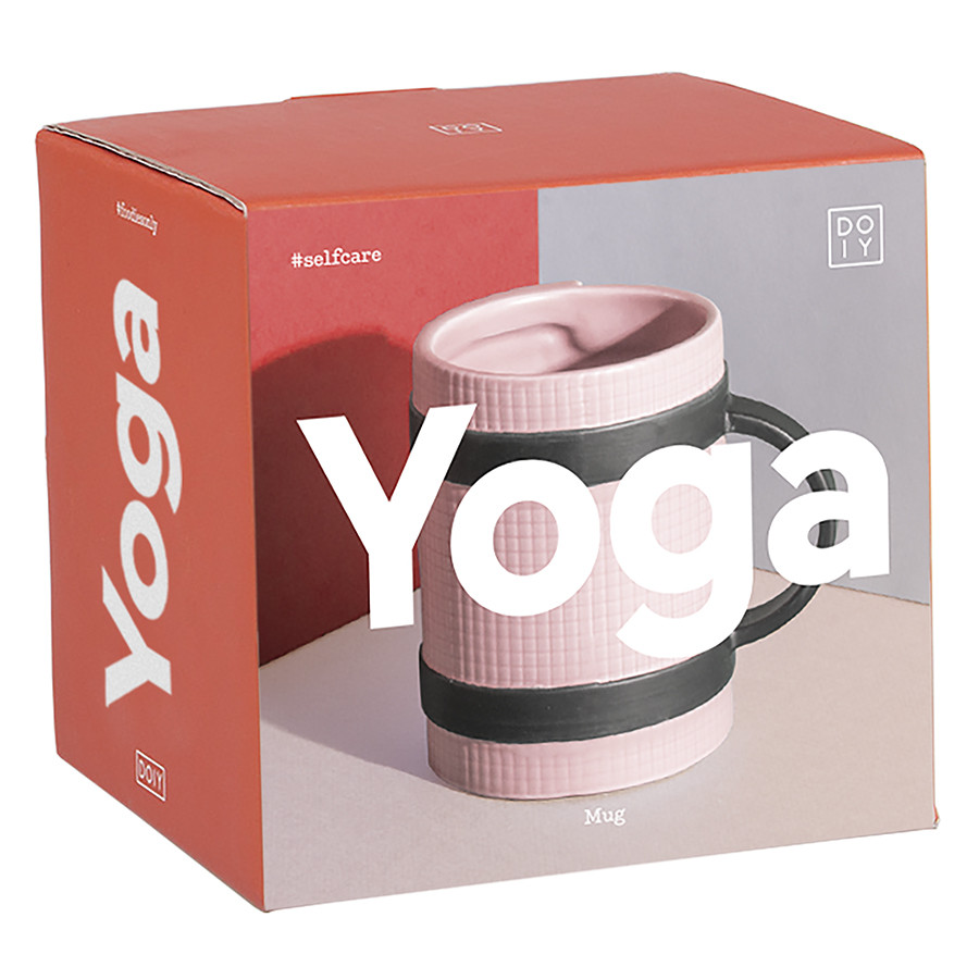 Кружка Yoga Mug розовая - фото 4 - id-p167306278