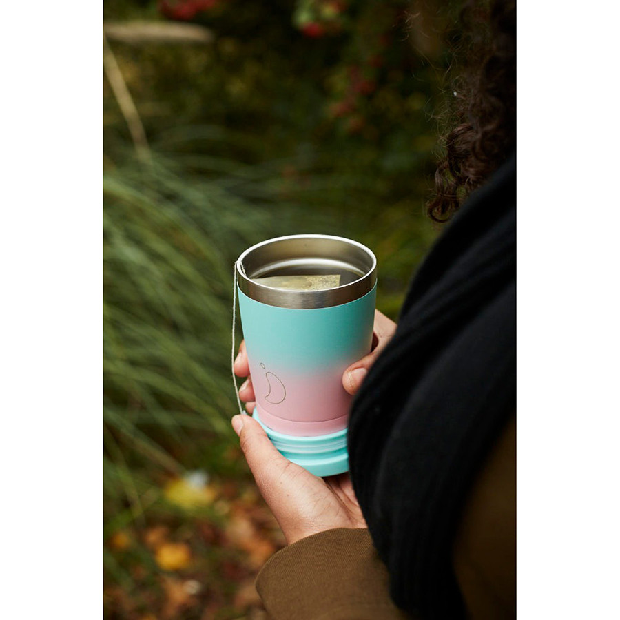 Термокружка Coffee Cup, 340 мл, зелено-розовая - фото 2 - id-p167312056
