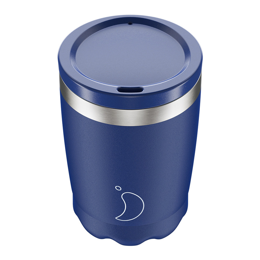 Термокружка Coffee Cup, 340 мл, синяя матовая - фото 1 - id-p167312059
