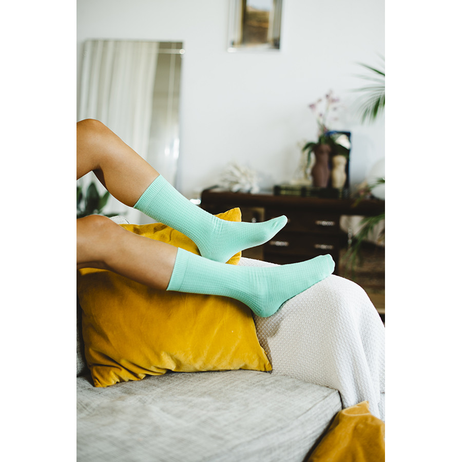 Носки Yoga Mat зеленые - фото 2 - id-p167308255