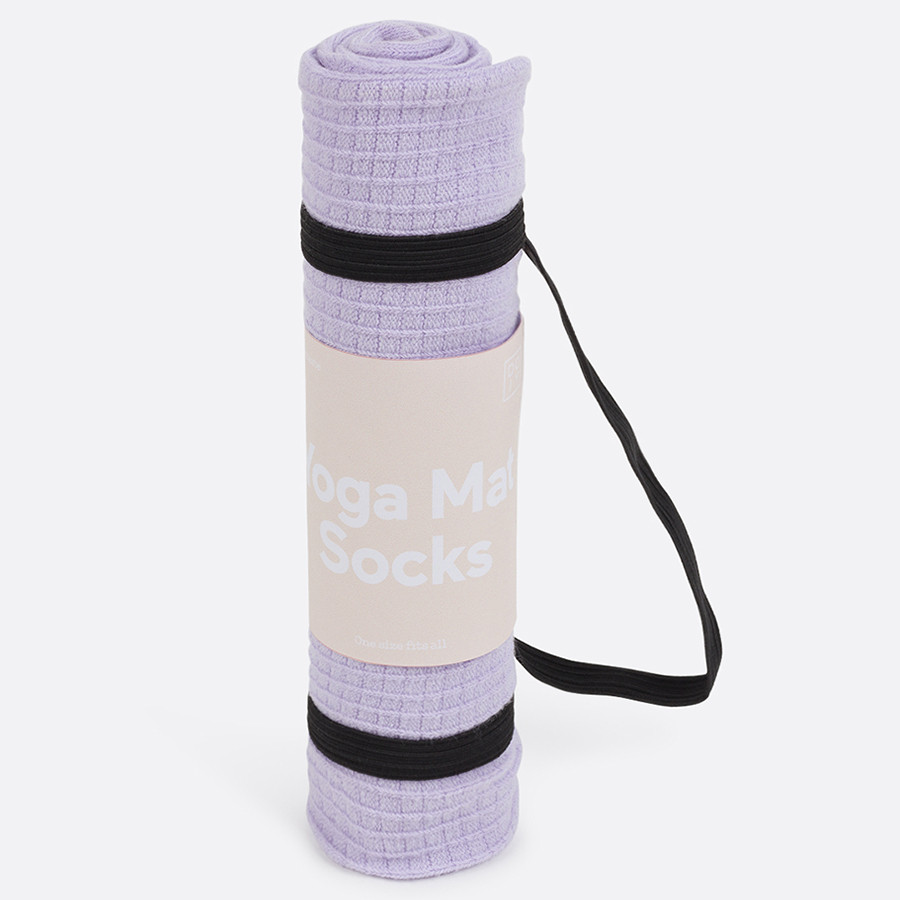 Носки Yoga Mat сиреневые - фото 6 - id-p167308256