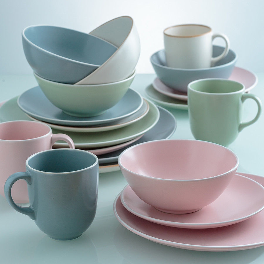 Обеденная тарелка Classic 26,5 см розовая - фото 2 - id-p167308257
