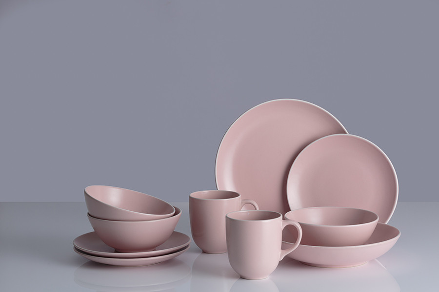 Обеденная тарелка Classic 26,5 см розовая - фото 3 - id-p167308257