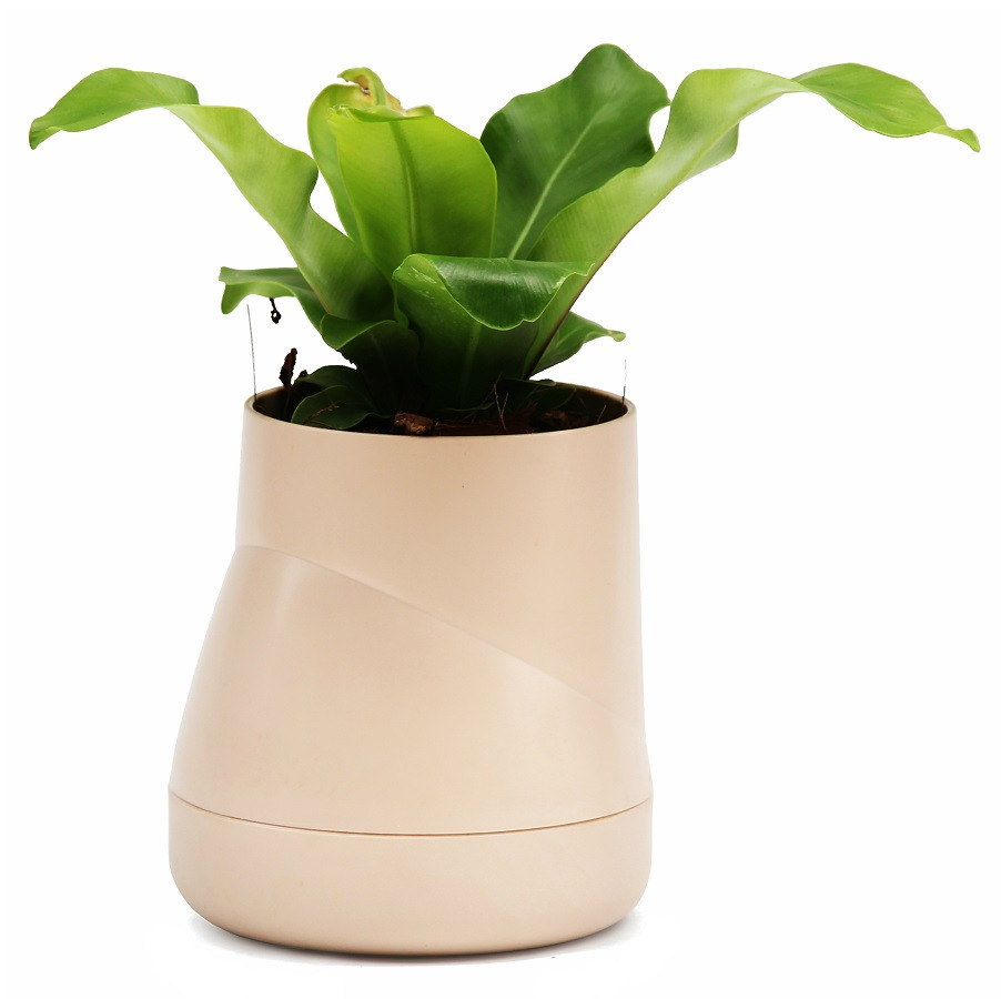 Горшок цветочный Hill Pot, большой, кремовый - фото 1 - id-p167304317