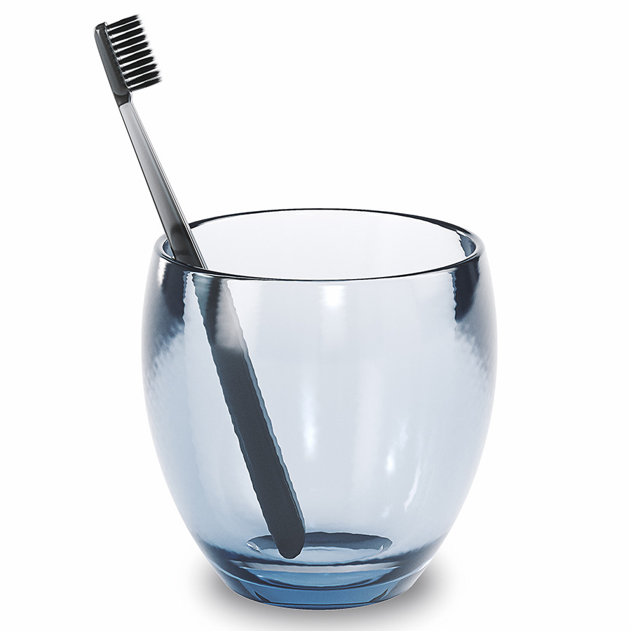 Стакан для зубных щеток Droplet синий - фото 5 - id-p167310544