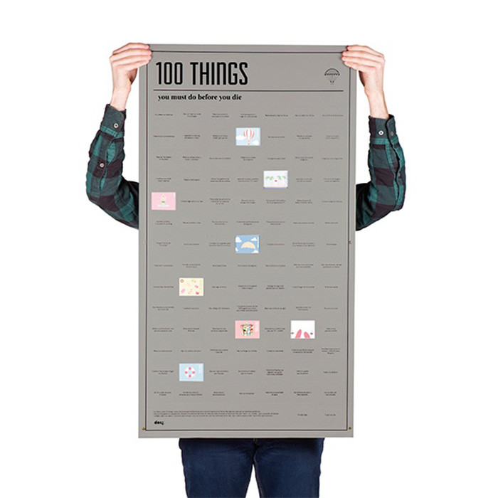 Постер «100 вещей, которые нужно сделать прежде чем умереть» - фото 1 - id-p167309293