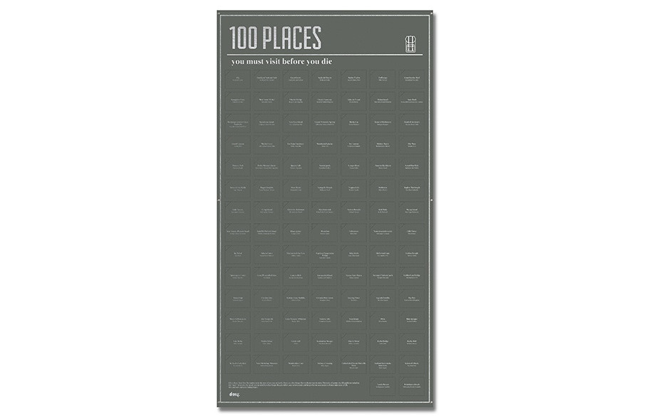 Постер «100 мест, которые нужно посетить прежде чем умереть» - фото 2 - id-p167309294