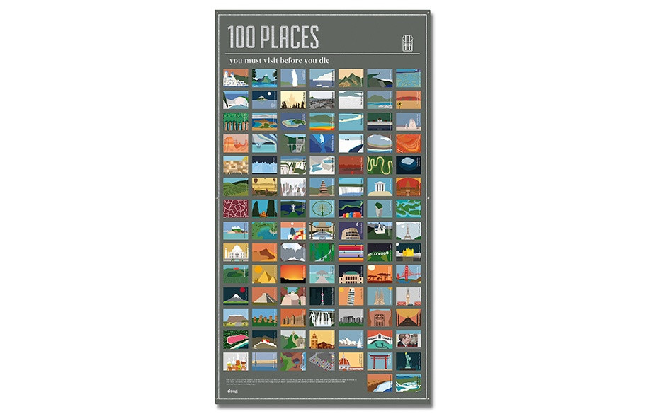 Постер «100 мест, которые нужно посетить прежде чем умереть» - фото 3 - id-p167309294