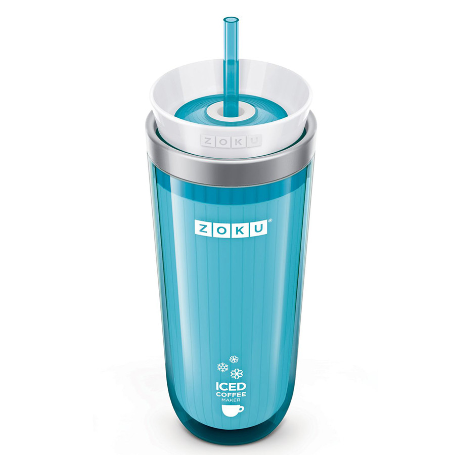 Стакан для охлаждения напитков Iced Coffee Maker голубой - фото 1 - id-p167310644