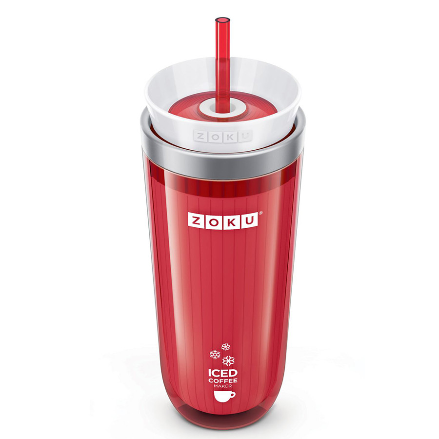 Стакан для охлаждения напитков Iced Coffee Maker красный - фото 1 - id-p167310645