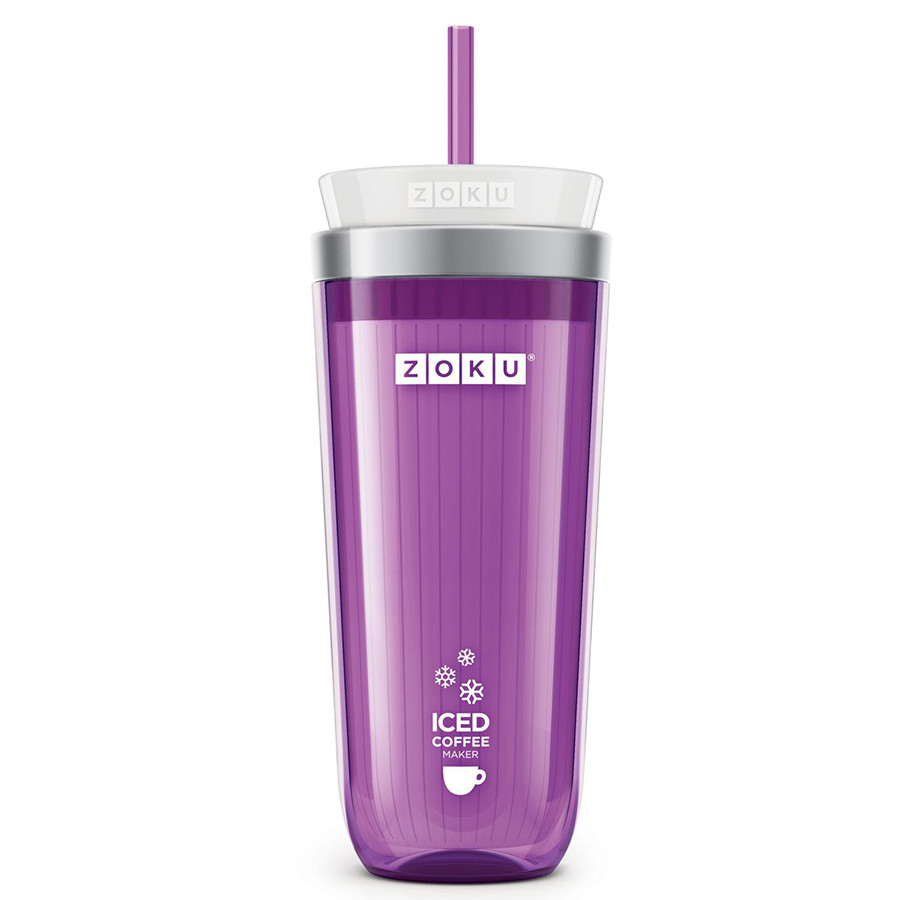 Стакан для охлаждения напитков Iced Coffee Maker фиолетовый - фото 2 - id-p167310646