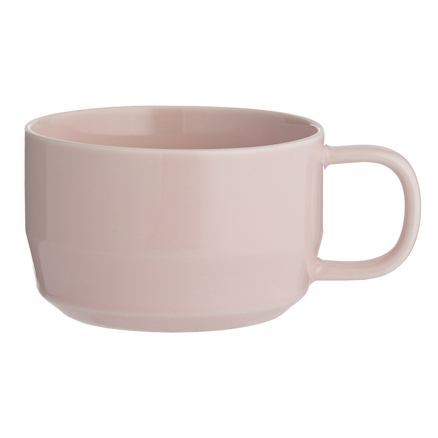 Чашка для каппучино Cafe Concept 400 мл розовая - фото 1 - id-p167313238