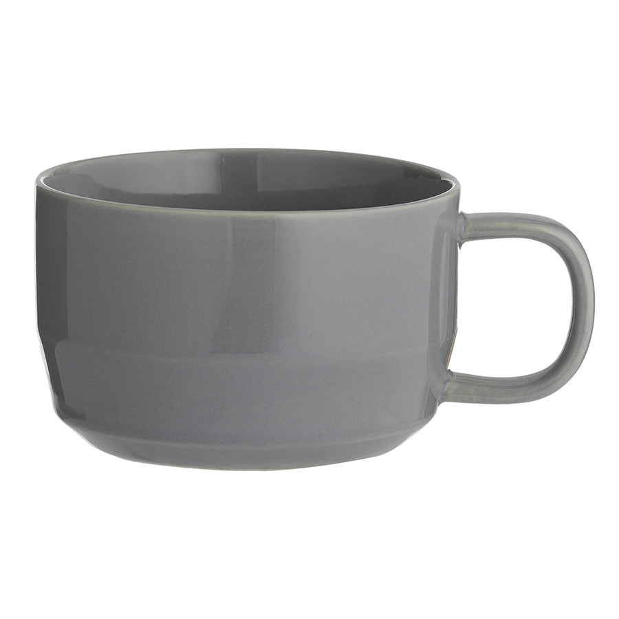 Чашка для каппучино Cafe Concept 400 мл темно-серая - фото 1 - id-p167313240