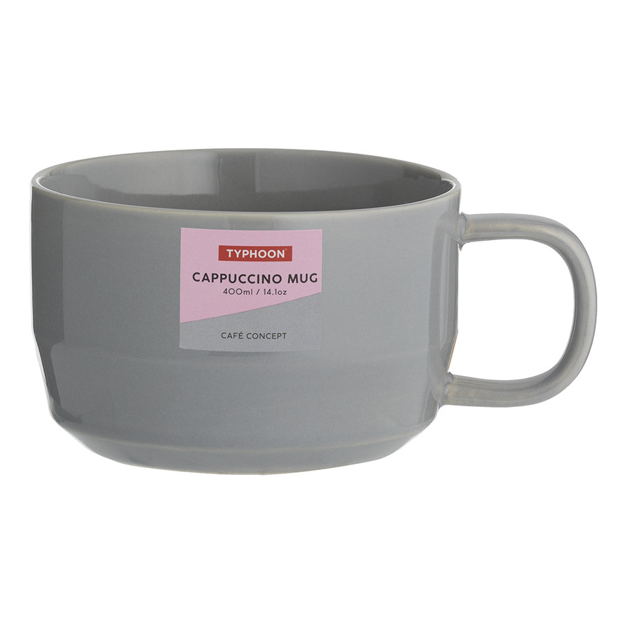 Чашка для каппучино Cafe Concept 400 мл темно-серая - фото 7 - id-p167313240