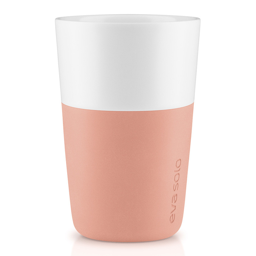 Чашки для латте 2 шт 360 мл персиковый - фото 4 - id-p167313274