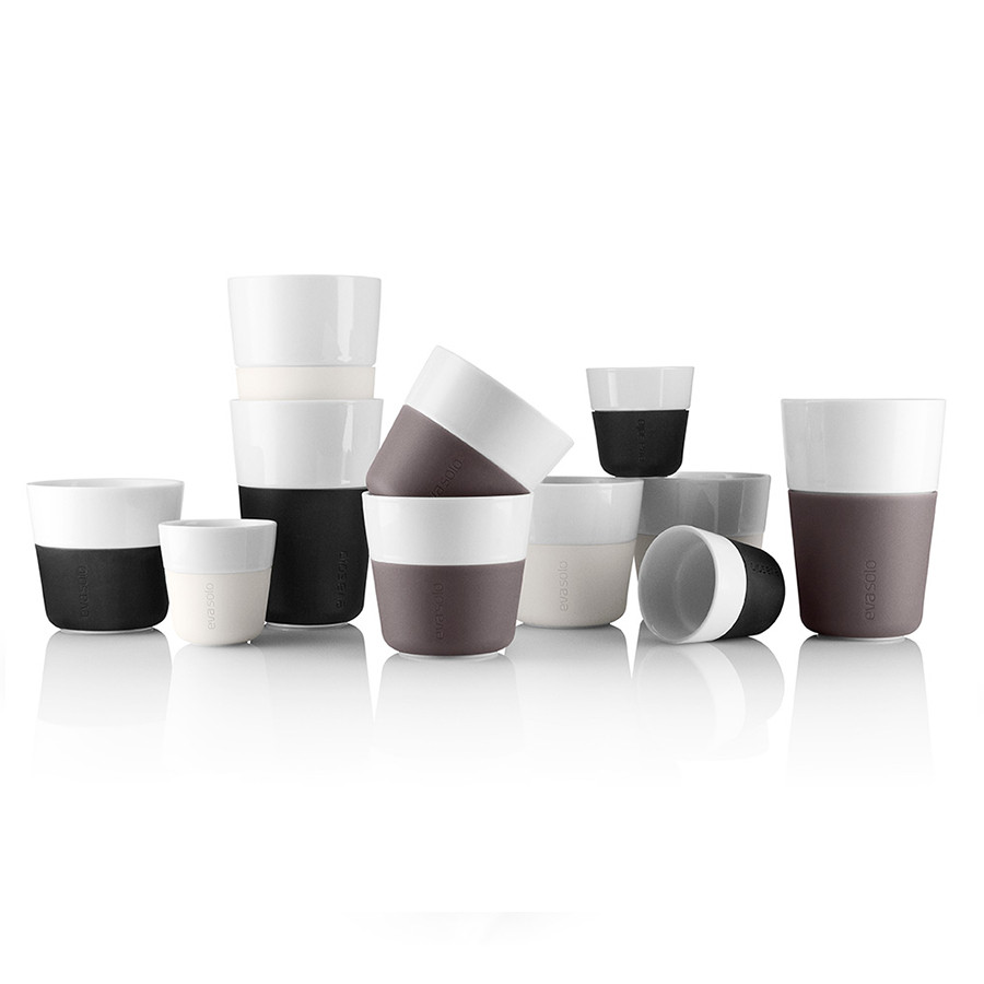 Чашки для латте 2 шт 360 мл черные - фото 3 - id-p167313276