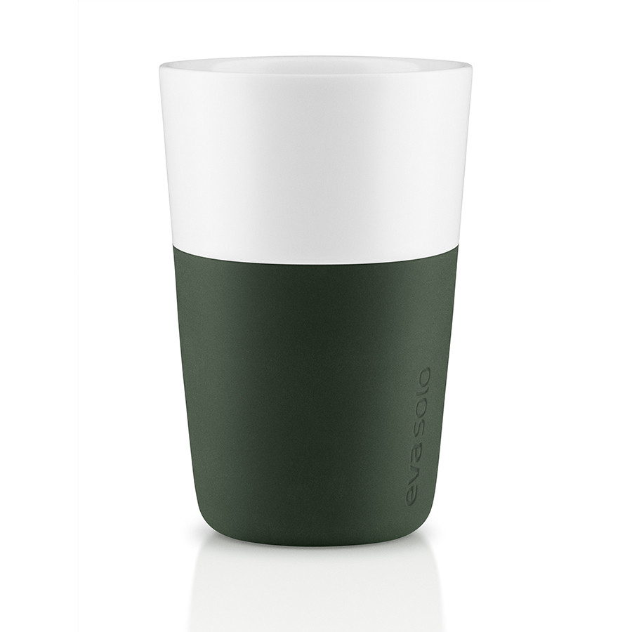 Чашки для латте 2 шт. тёмно-зелёные - фото 4 - id-p167313277