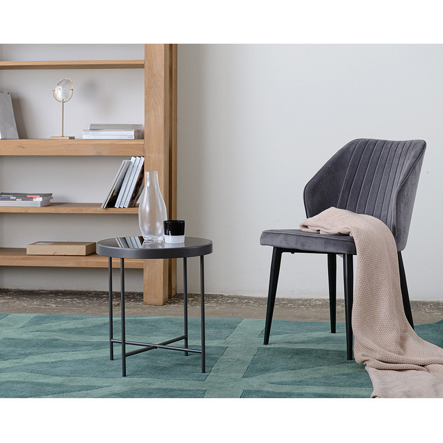 Столик кофейный Benigni, серый, 42,5х46 см - фото 8 - id-p167310709