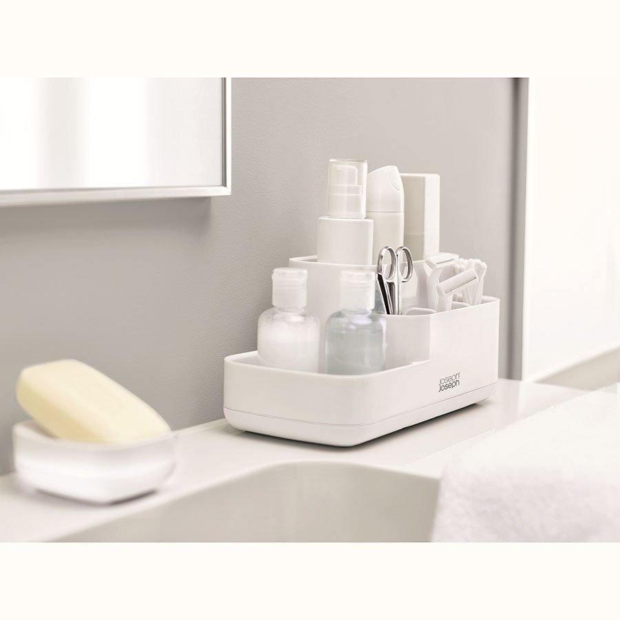 Органайзер для ванной комнаты EasyStore белый - фото 2 - id-p167308352