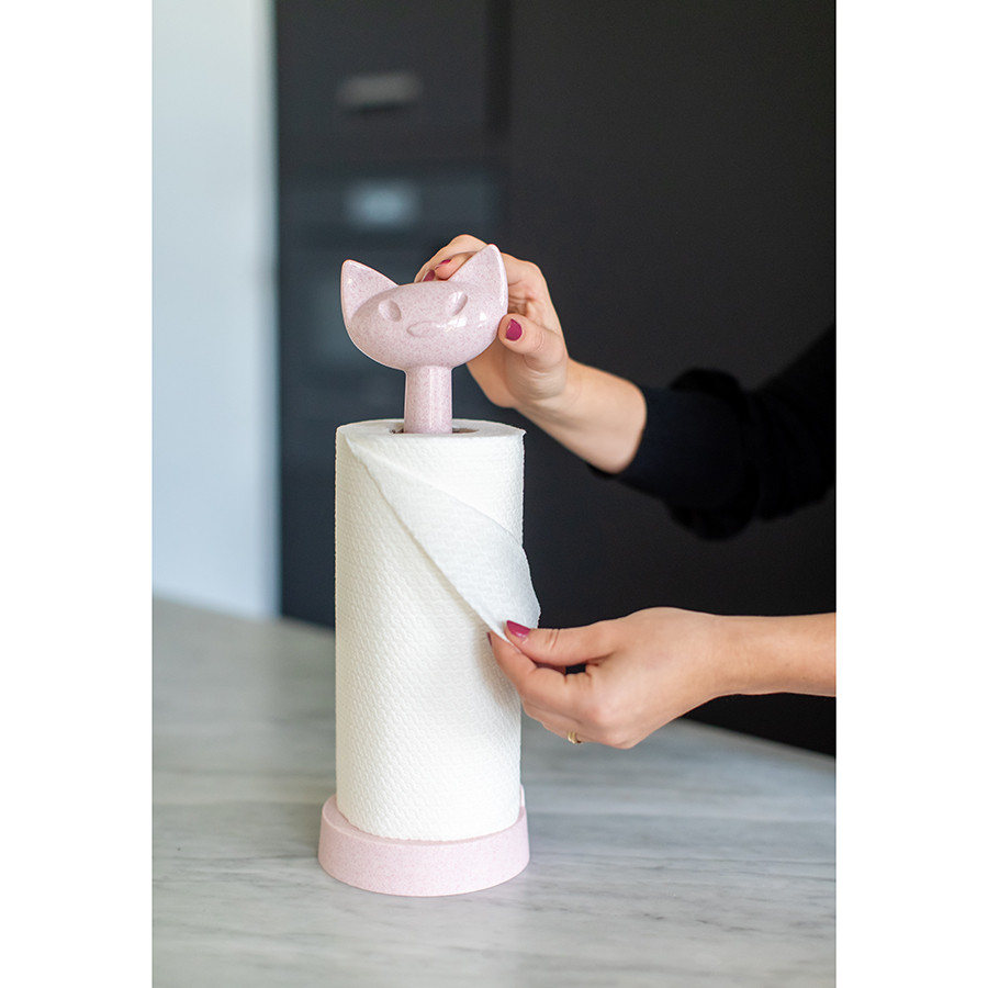 Держатель для бумажных полотенец Miaou, Organic, розовый - фото 3 - id-p167304424