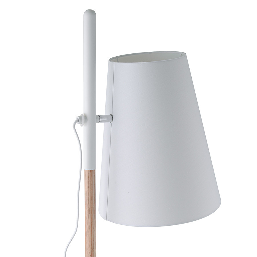 Лампа напольная Hideout, 168х?27 см, белая - фото 5 - id-p167306422