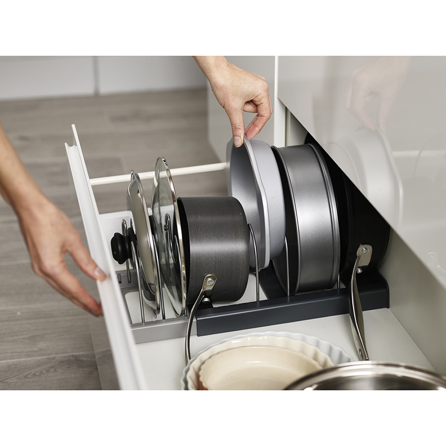 Органайзер для кухонной утвари DrawerStore серый - фото 5 - id-p167308382
