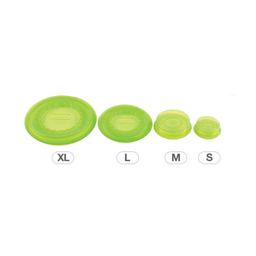 Набор из 2 силиконовых крышек Capflex M зеленый - фото 5 - id-p167307392