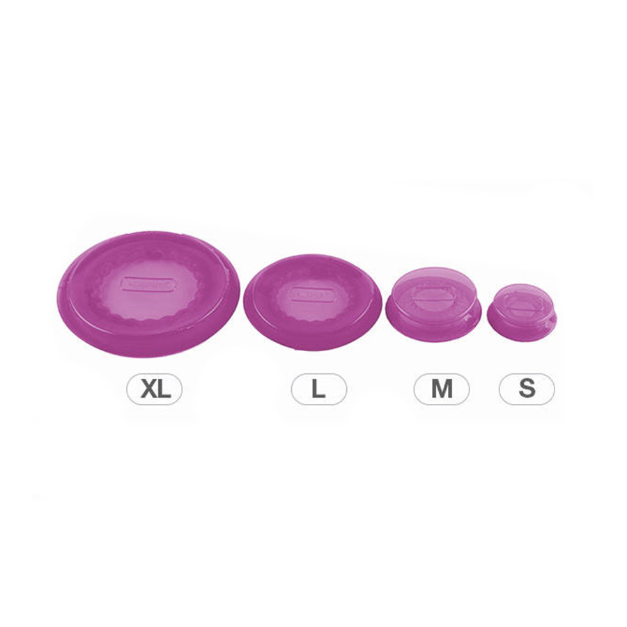 Набор из 2 силиконовых крышек Capflex M фиолетовый - фото 5 - id-p167307393