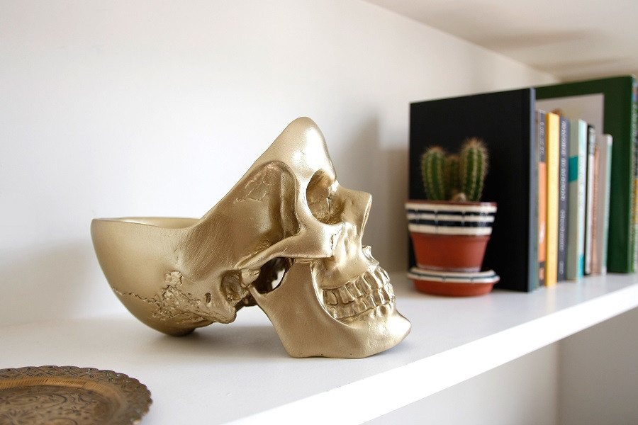 Органайзер для мелочей Skull, золотой - фото 7 - id-p167308393