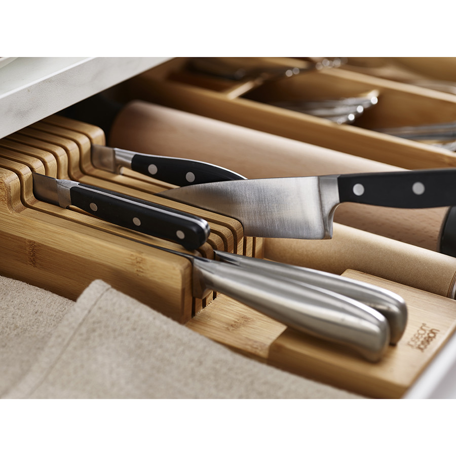Органайзер для ножей DrawerStore Bamboo деревянный - фото 3 - id-p167308396