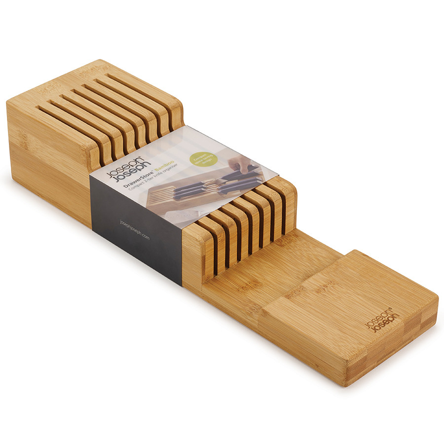 Органайзер для ножей DrawerStore Bamboo деревянный - фото 8 - id-p167308396