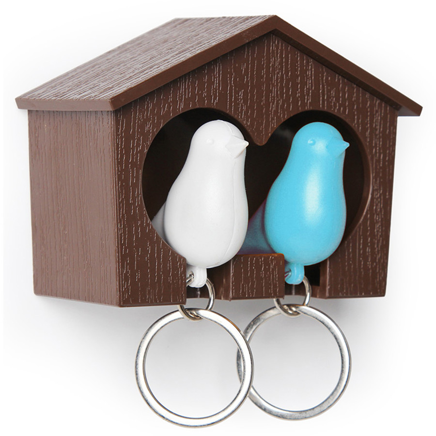 Держатель для ключей Sparrow, белый/голубой - фото 1 - id-p167304480