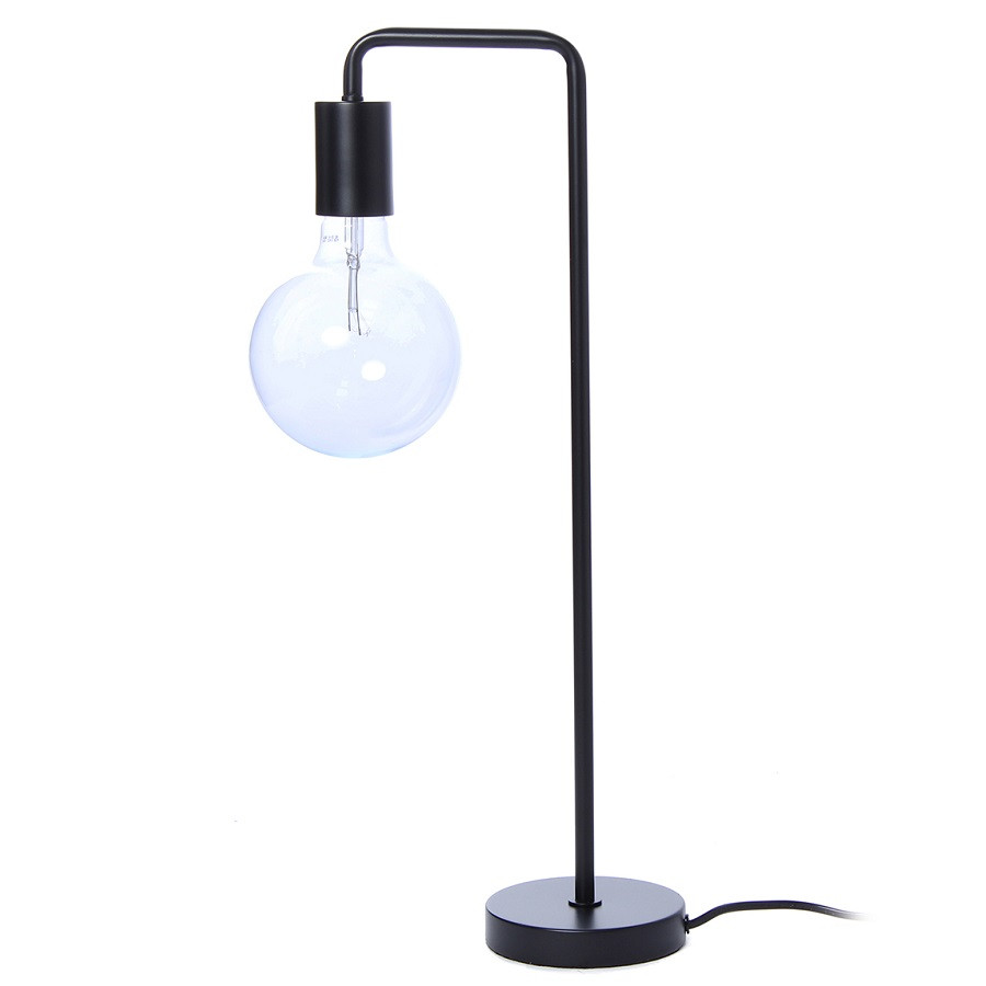 Лампа настольная Cool, 15х22,5х55 см, черная матовая - фото 1 - id-p167306486