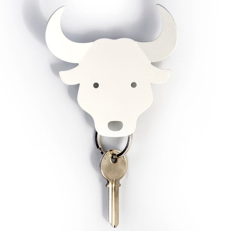 Держатель для ключей и аксессуаров Bull белый - фото 1 - id-p167304493