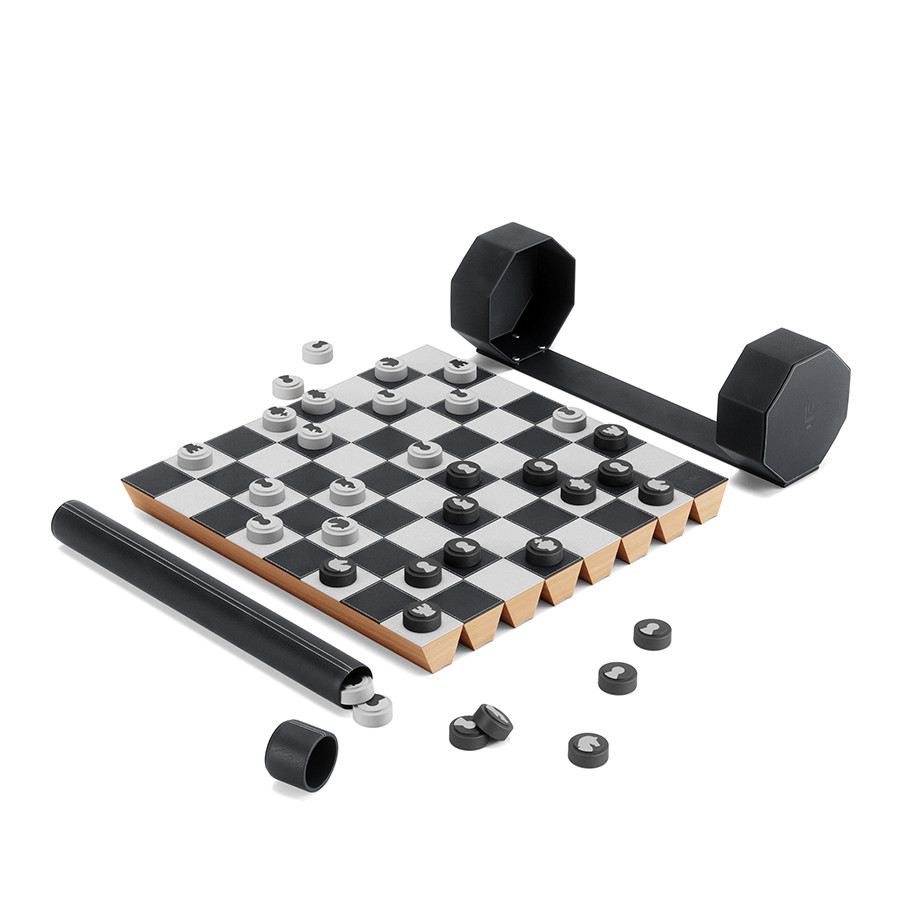 Шахматный набор переносной Rolz черный - фото 3 - id-p167313376