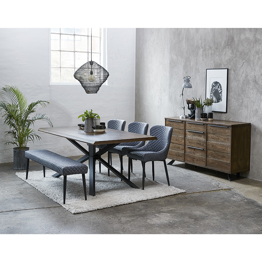 Комод Unique Furniture, Arno, 3 секции, 169,8х45х85 см - фото 4 - id-p167305447