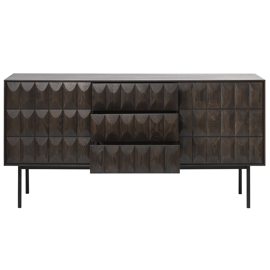 Комод Unique Furniture, Latina, 3 секции, 160х45х79 см - фото 4 - id-p167305449
