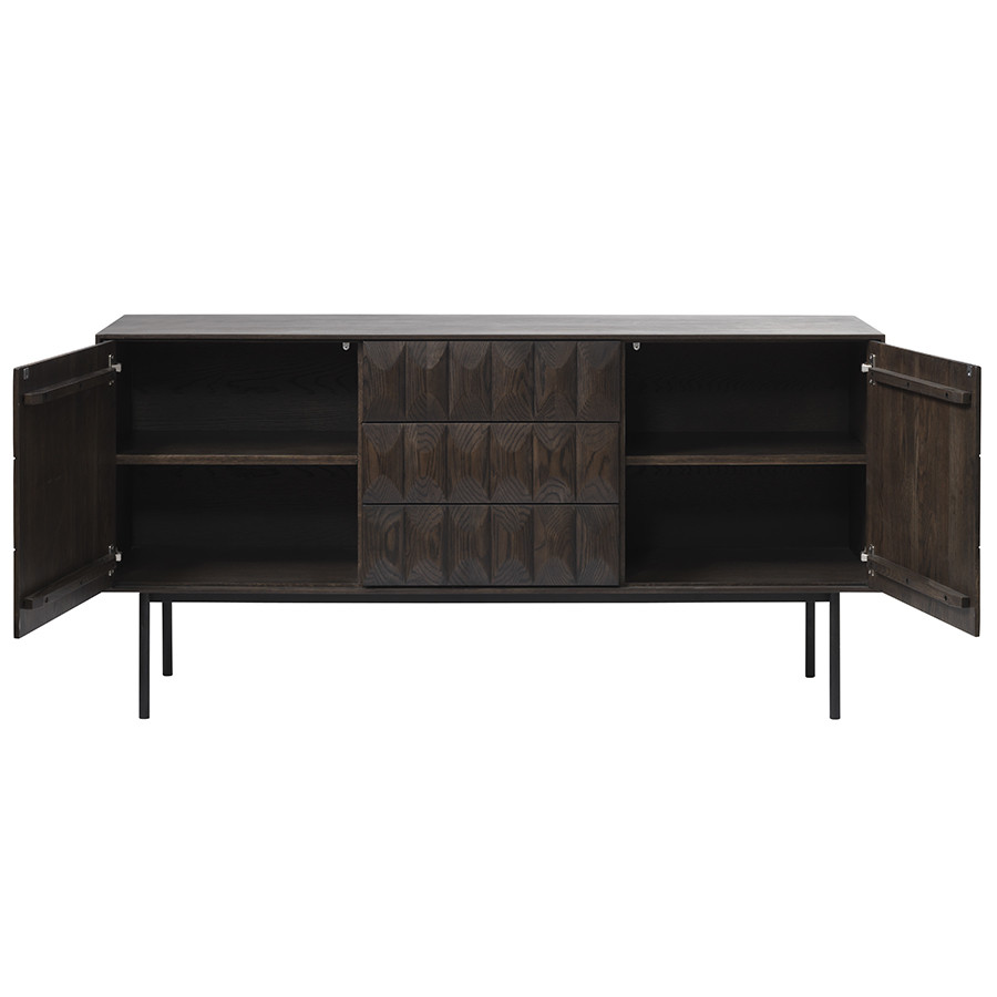 Комод Unique Furniture, Latina, 3 секции, 160х45х79 см - фото 5 - id-p167305449