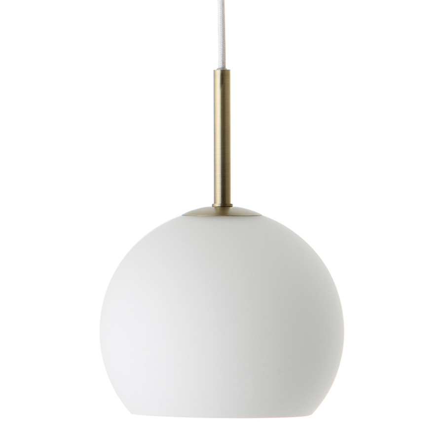 Лампа подвесная Ball, 15х?18 см, белое опаловое стекло - фото 1 - id-p167306512
