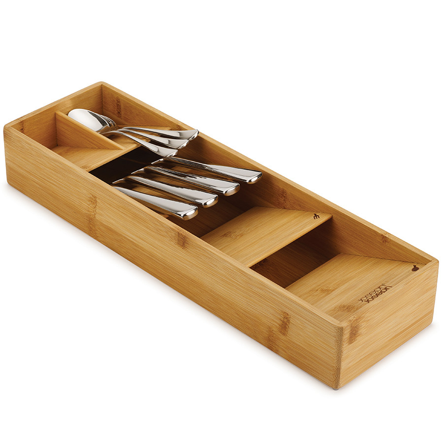 Органайзер для столовых приборов DrawerStore Bamboo деревянный - фото 7 - id-p167308455