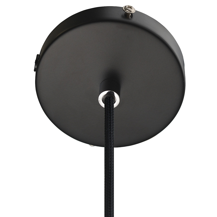 Лампа подвесная Ball, 16х?18 см, черная матовая, черный шнур - фото 7 - id-p167306523