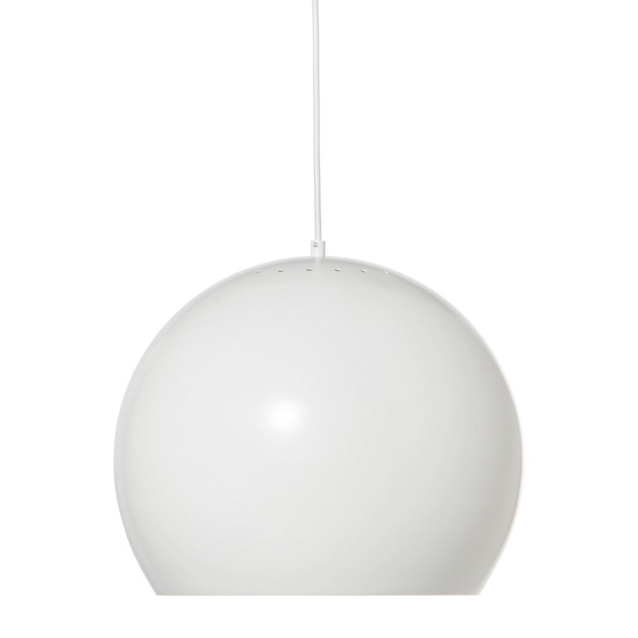 Лампа подвесная Ball, 33х?40 см, белая матовая, белый шнур - фото 1 - id-p167306529