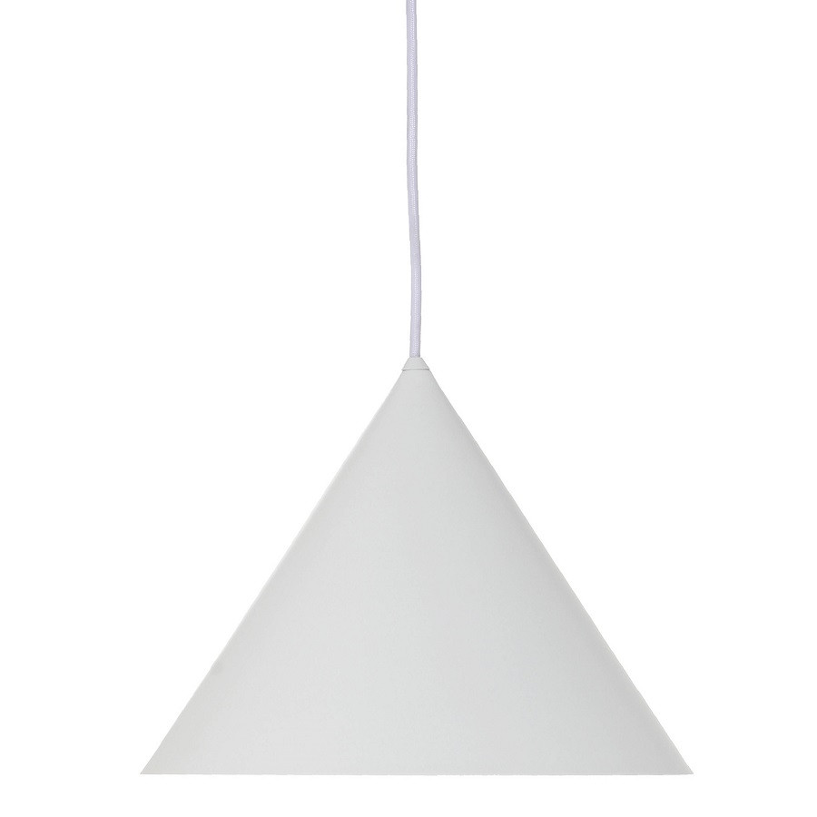 Лампа подвесная Benjamin XL, 35х?46 см, белая матовая, белый шнур - фото 1 - id-p167306532